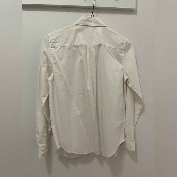 LOFT XS Softened button down with jewel detail - ivory color - Picture 4 of 4